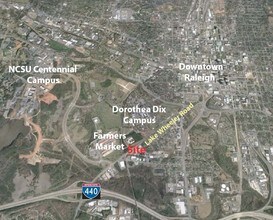 1519 Lake Wheeler Rd, Raleigh, NC - Aerial map view