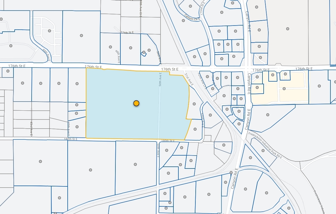 17612 E 50th Ave, Tacoma, WA for lease Plat Map- Image 1 of 2