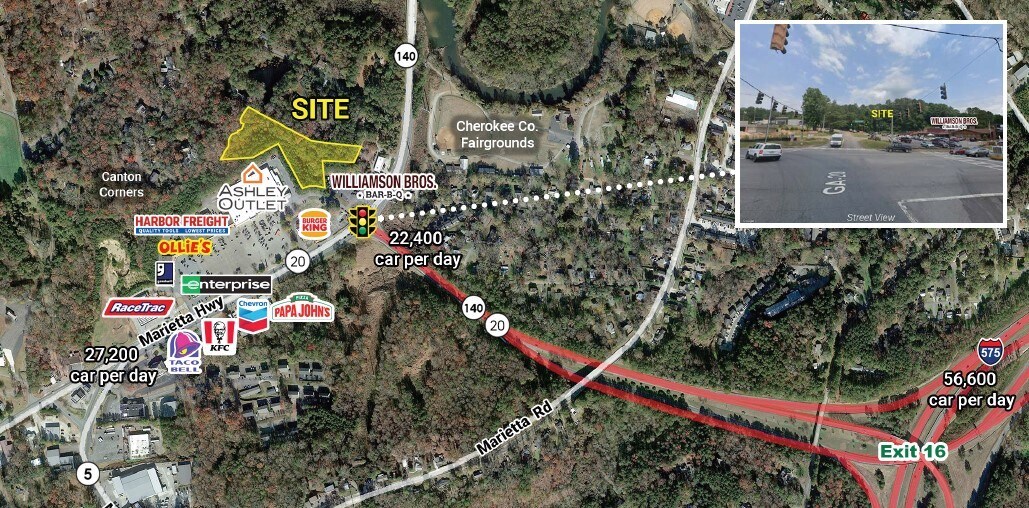 0 Marietta Hwy, Canton, GA à vendre Photo du bâtiment- Image 1 de 2
