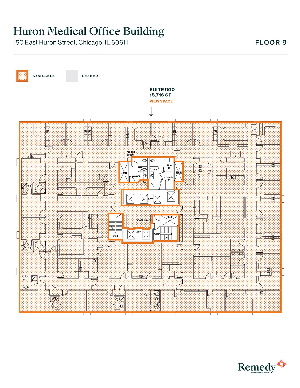 150 E Huron St, Chicago, IL à louer Plan d  tage- Image 1 de 6