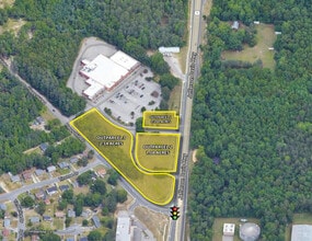 15700-15702 Jefferson Davis Hwy, Colonial Heights, VA - Aerial map view