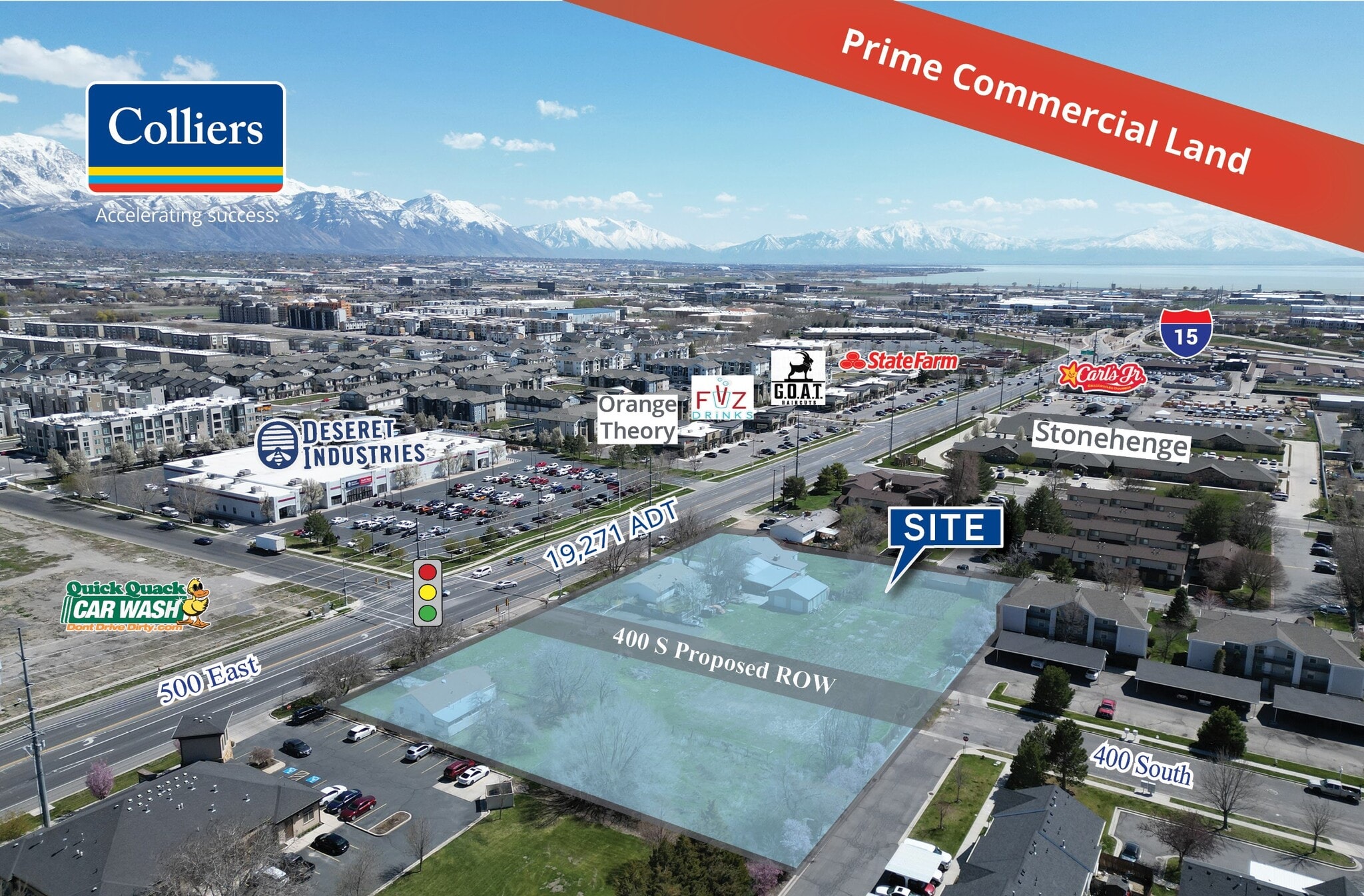 384 South 500 East, American Fork, UT à vendre Aérien- Image 1 de 8