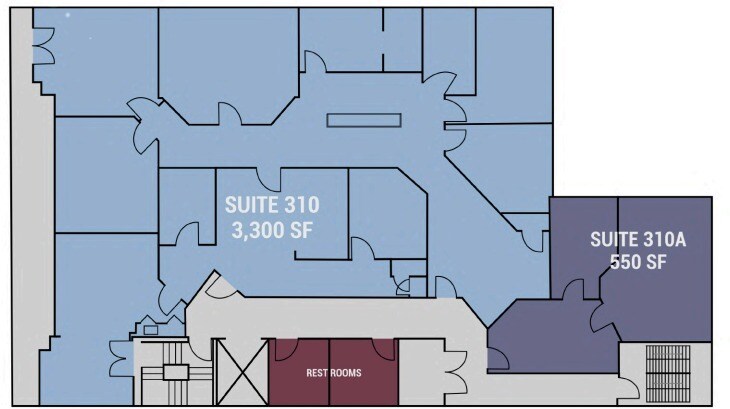 208 N 3rd St, Harrisburg, PA for lease Floor Plan- Image 1 of 1