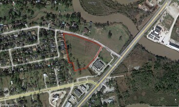 0 Tompkins Road, Baytown, TX - AERIAL map view