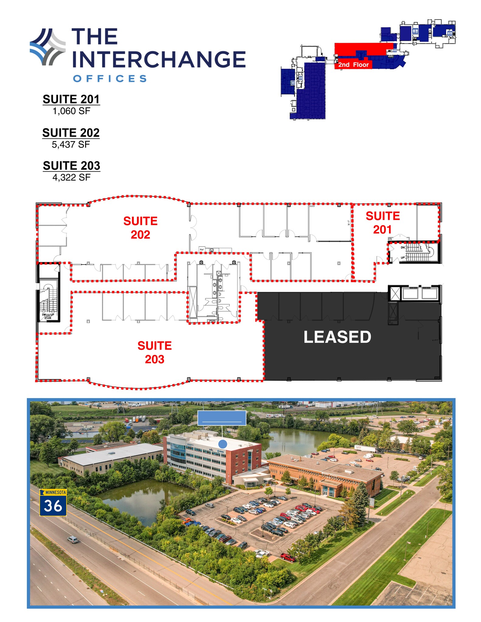 2361 W Highway 36, Roseville, MN for lease Site Plan- Image 1 of 1