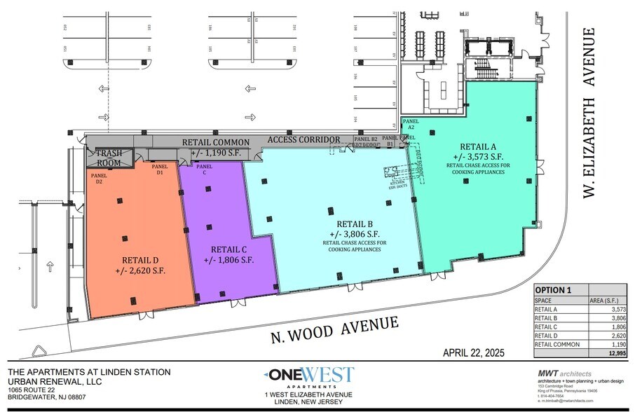1 W Elizabeth Ave, Linden, NJ à louer - Plan d’étage - Image 3 de 4