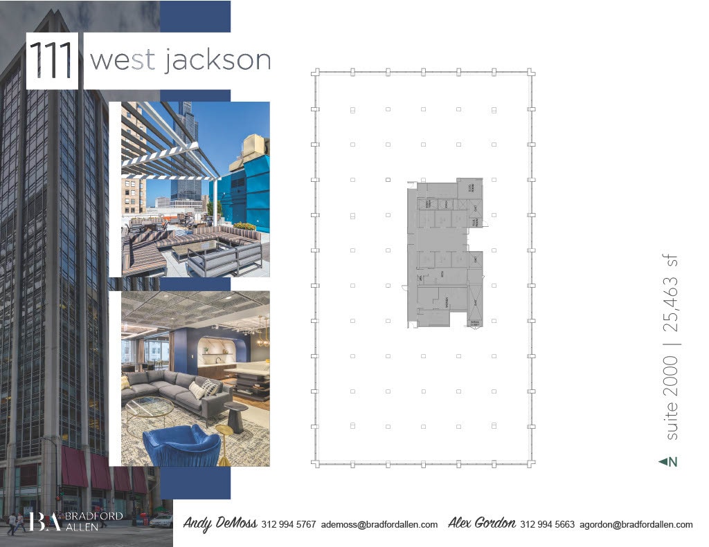 111 W Jackson Blvd, Chicago, IL for lease Floor Plan- Image 1 of 3