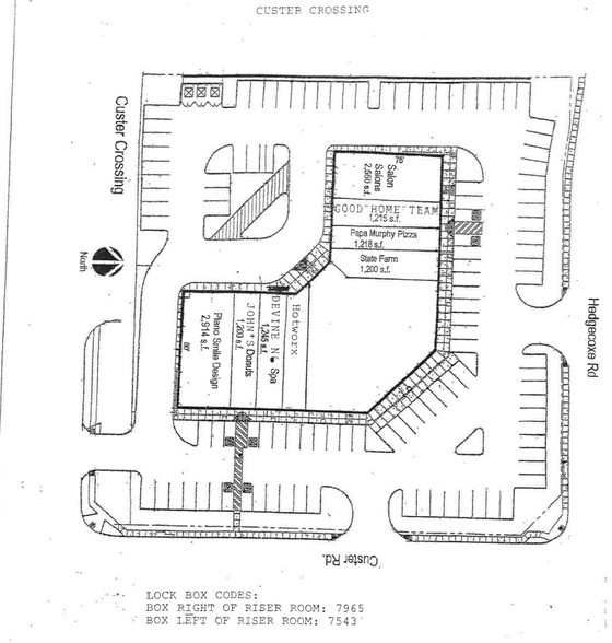 7965 Custer Rd, Plano, TX à louer - Plan d  tage - Image 2 de 6