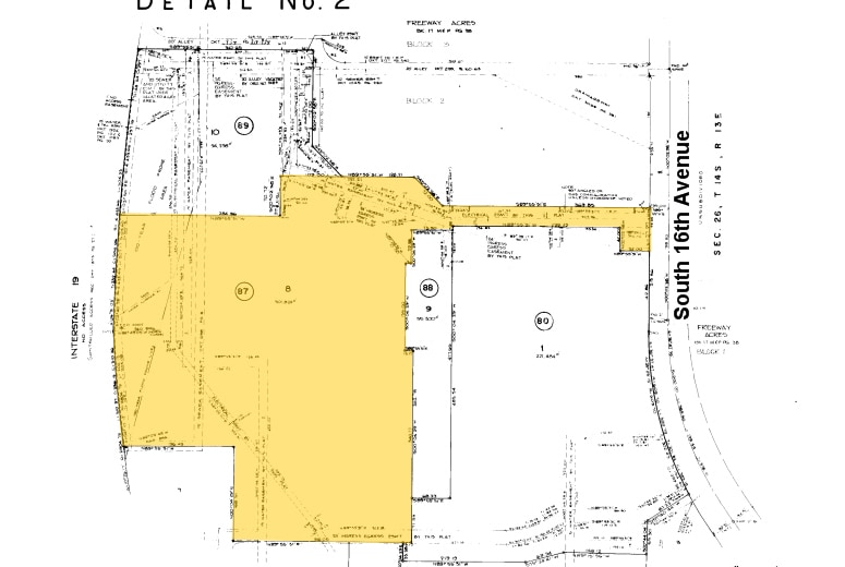 3660 S 16th Ave, Tucson, AZ for lease - Plat Map - Image 2 of 25