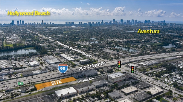 2550 SW 30 Ave, Pembroke Park, FL for lease - Aerial - Image 3 of 3
