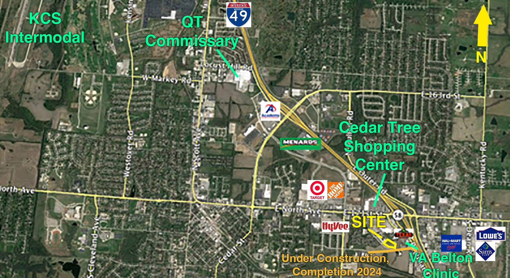 N & W Of Cunningham Industrial Pkwy & Peculiar Dr, Belton, MO à vendre Photo du bâtiment- Image 1 de 2