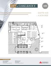 2325 E Camelback Rd, Phoenix, AZ for lease Floor Plan- Image 1 of 5