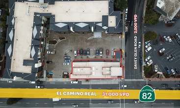 410 El Camino Real, Belmont, CA - Aerial  map view