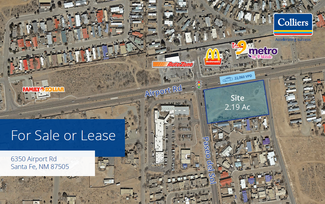 More details for 6350 Airport Rd, Santa Fe, NM - Land for Lease