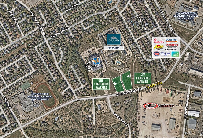 285 W Borgfeld Rd, Cibolo, TX à vendre - Aérien - Image 2 de 6