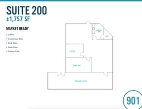 901 Campisi Way, Campbell, CA for lease Floor Plan- Image 1 of 1