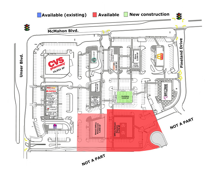 Unser Blvd NW & McMahon Blvd NW, Albuquerque, NM for lease - Site Plan - Image 2 of 4