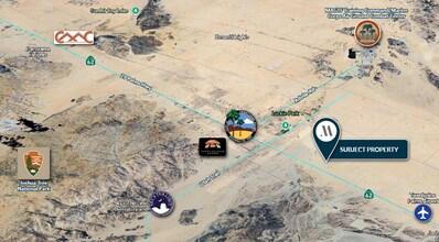 Tapia Road, Twentynine Palms, CA - Aerial map view