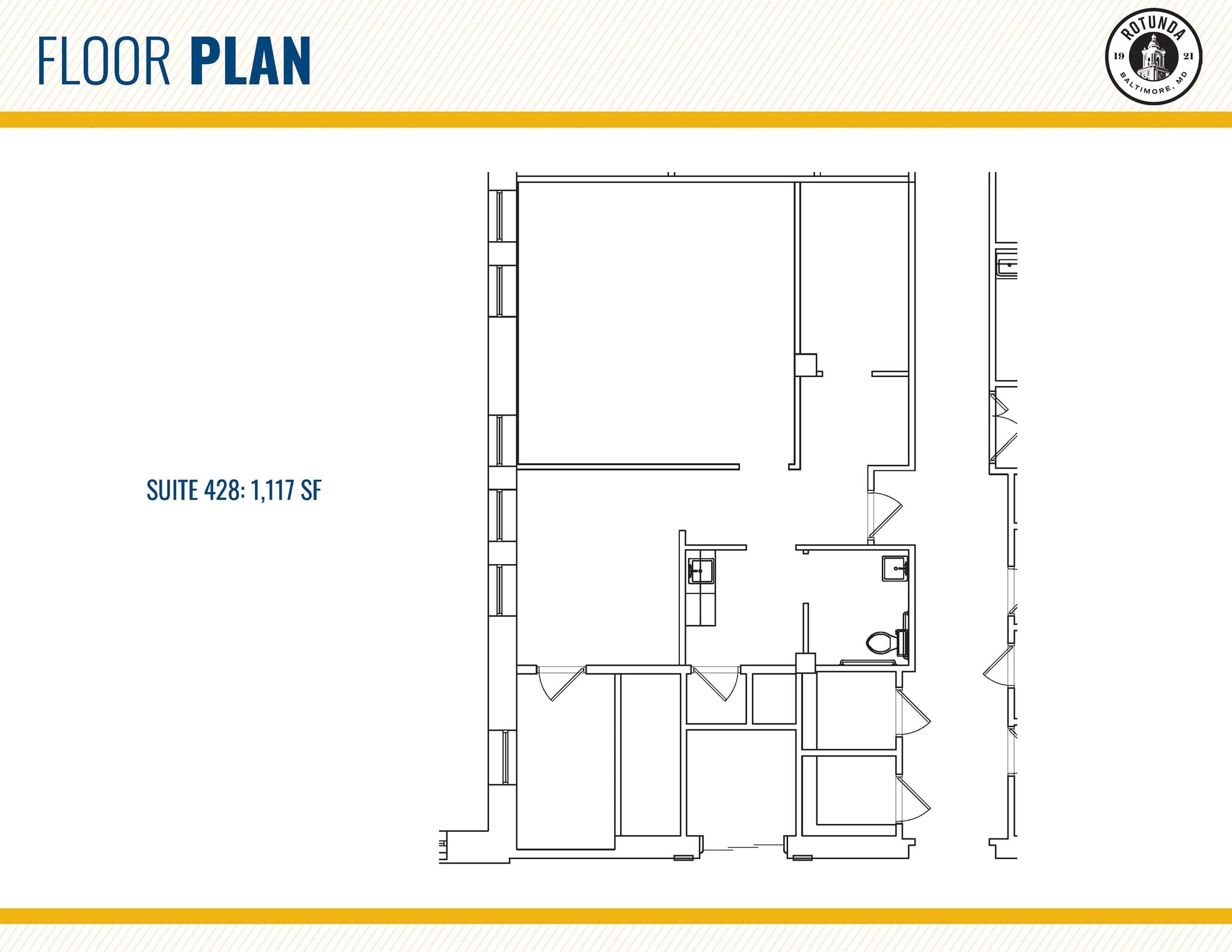 711 W 40th St, Baltimore, MD for lease Floor Plan- Image 1 of 1