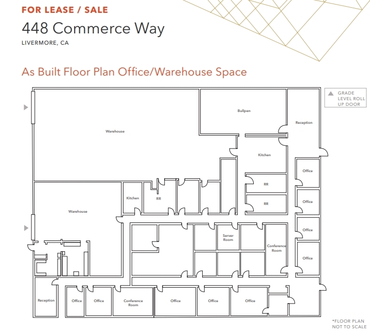 444-490 Commerce Way, Livermore, CA 94551 - Unité 448 -  - Plan d’étage - Image 1 of 1