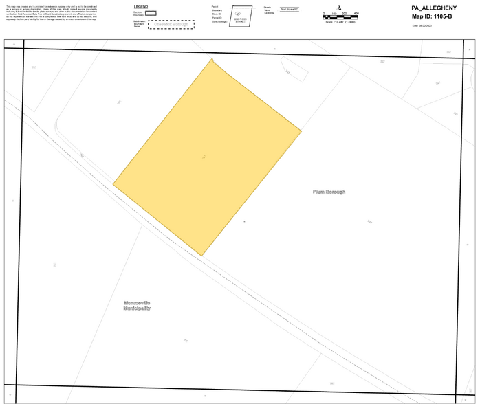 951 Old Frankstown Rd, Pittsburgh, PA à vendre - Plan cadastral - Image 1 de 1