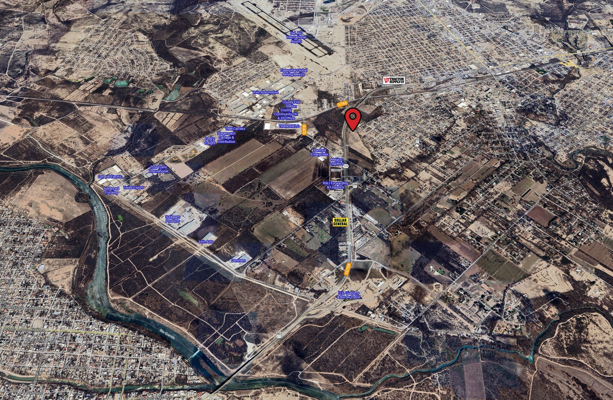 1674 State Highway 239, Del Rio, TX à vendre Aérien- Image 1 de 2