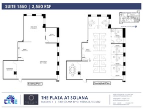 1301 Solana Blvd, Westlake, TX à louer Plan d  tage- Image 2 de 2