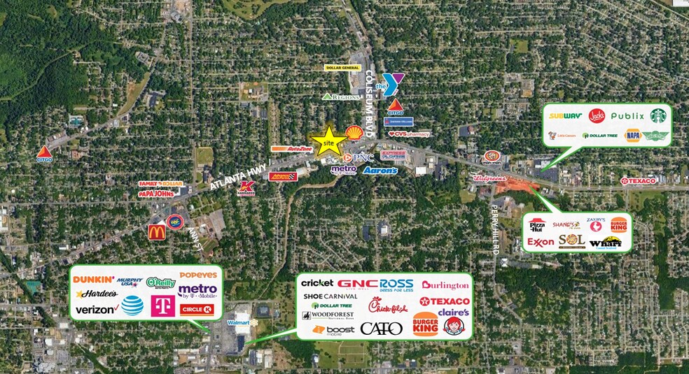 3129 Atlanta Hwy, Montgomery, AL for sale - Building Photo - Image 2 of 2