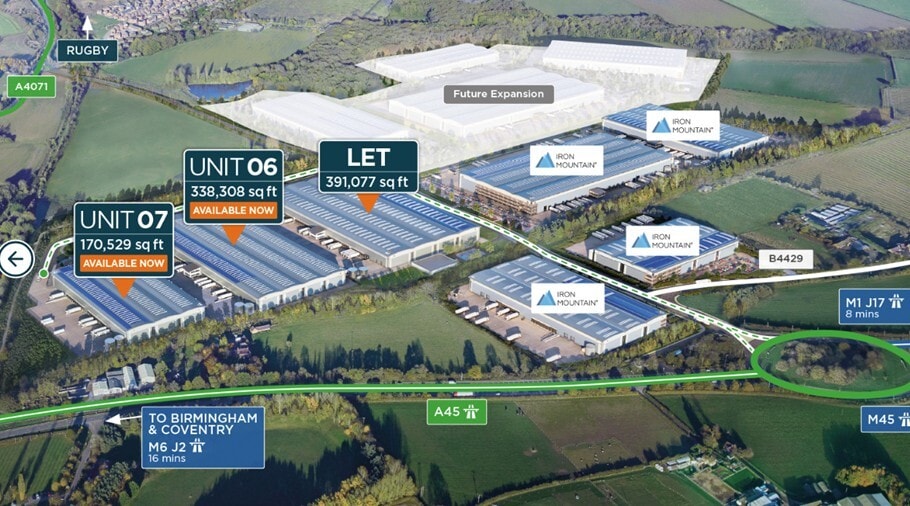 Coventry Rd, Rugby for lease Aerial- Image 1 of 11