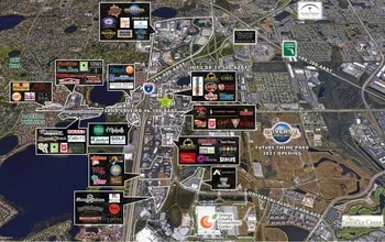 7653 International Dr, Orlando, FL - Aerial map view