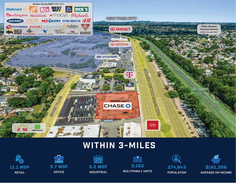 330 Sunrise Hwy, Valley Stream, NY à vendre - Photo du bâtiment - Image 3 de 9