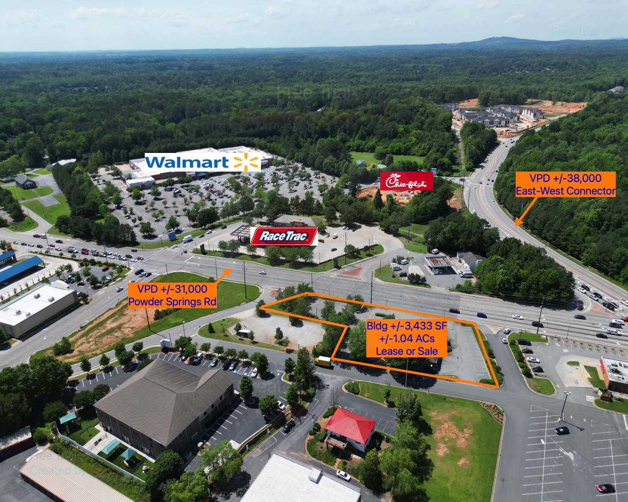 2693 Powder Springs Rd SW, Marietta, GA à vendre Photo principale- Image 1 de 14