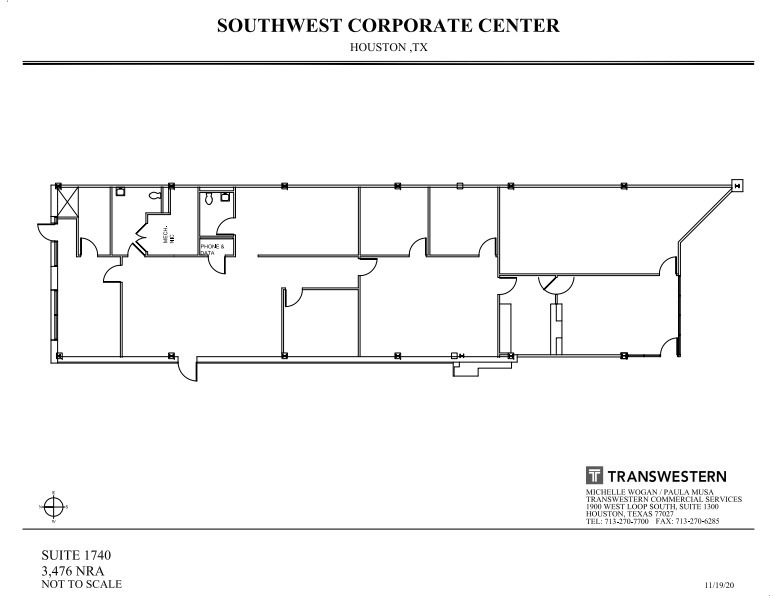 9700-9702 Bissonnet St, Houston, TX for lease Floor Plan- Image 1 of 1