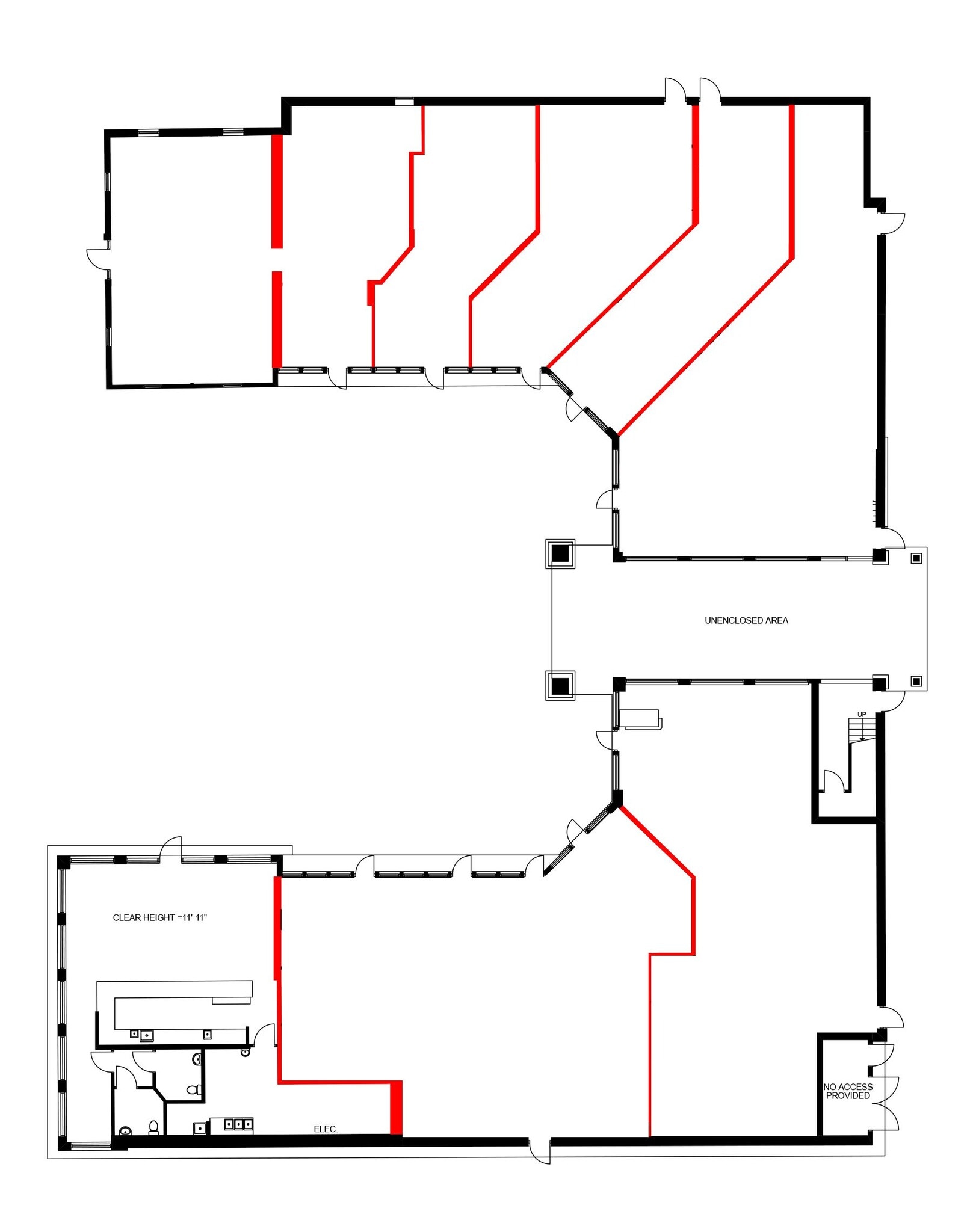 7787 Yonge St, Markham, ON à louer Plan d’étage- Image 1 de 2