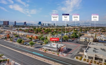 1590 E Flamingo Rd, Las Vegas, NV - AERIAL  map view - Image1