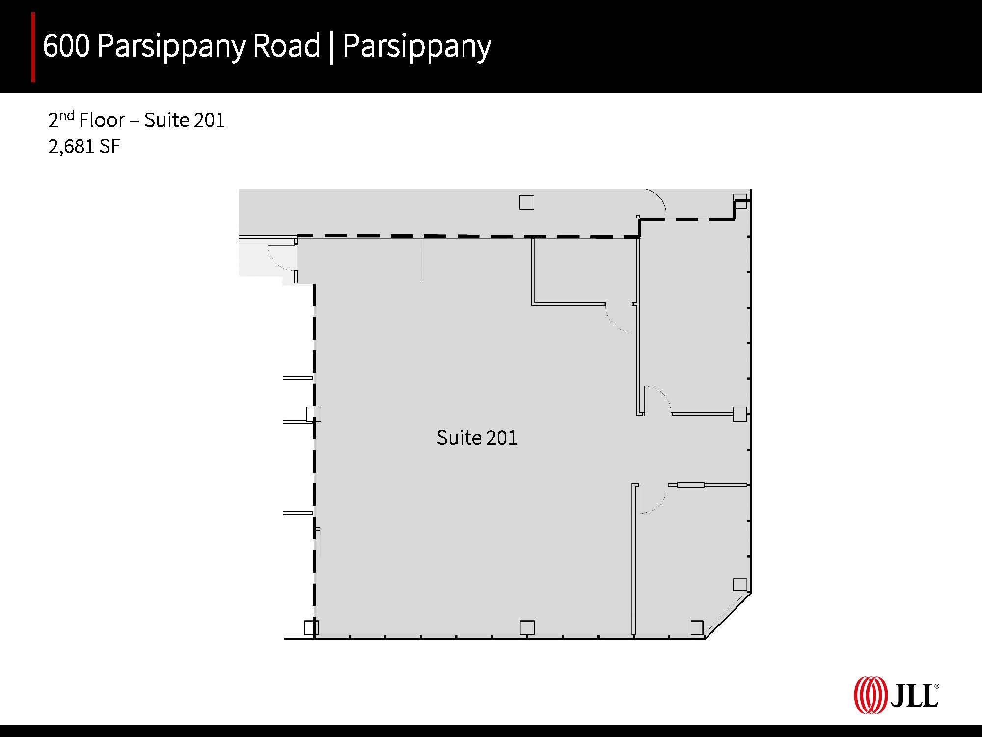 600 Parsippany Rd, Parsippany, NJ for lease Floor Plan- Image 1 of 1