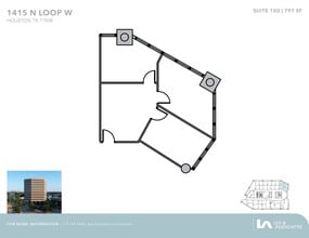 1415 North Loop W, Houston, TX for lease Floor Plan- Image 1 of 1