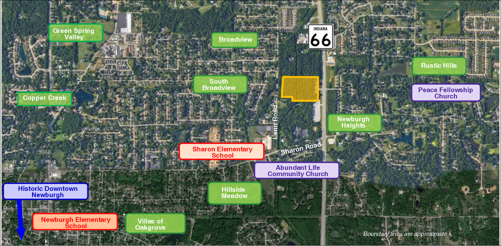 5300 Lenn Rd, Newburgh, IN à vendre - Photo du bâtiment - Image 2 de 2