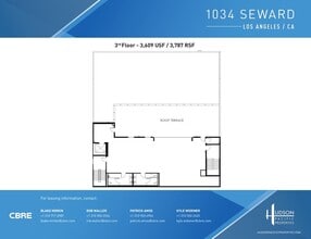 1034 Seward St, Los Angeles, CA for lease Floor Plan- Image 1 of 1
