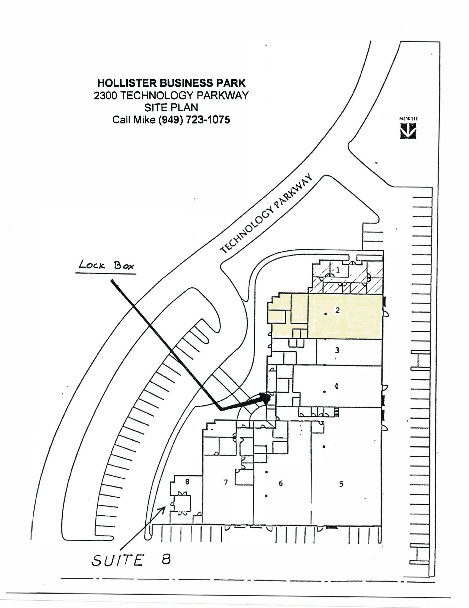 2300 Technology Pky, Hollister, CA for lease Site Plan- Image 1 of 1