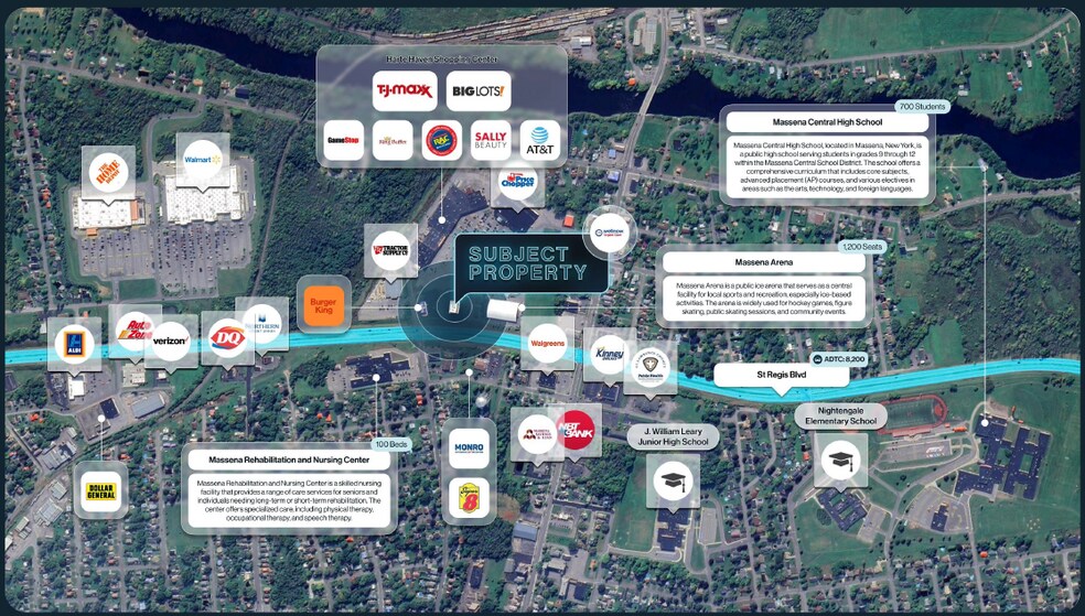 190 Harte Haven Plz, Massena, NY à vendre - Photo du bâtiment - Image 2 de 2