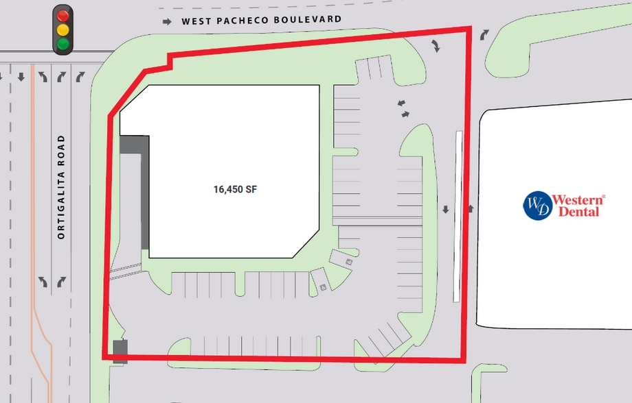 1209 W Pacheco Blvd, Los Banos, CA for lease - Site Plan - Image 2 of 10
