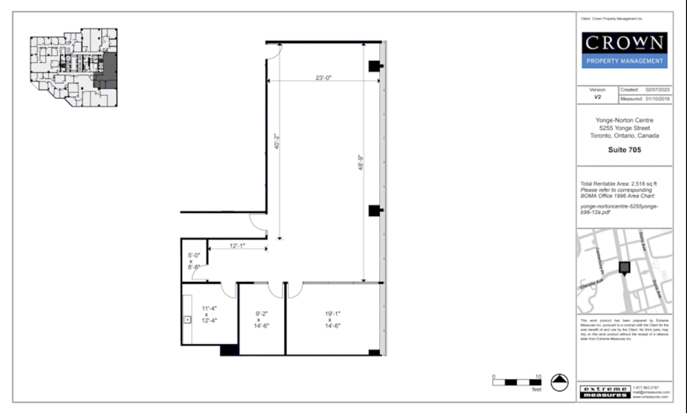 5255 Yonge St, Toronto, ON for lease Floor Plan- Image 1 of 1