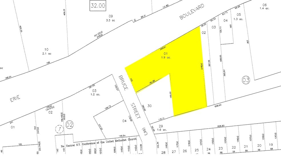 2112 Erie Blvd E, Syracuse, NY for lease - Plat Map - Image 2 of 14