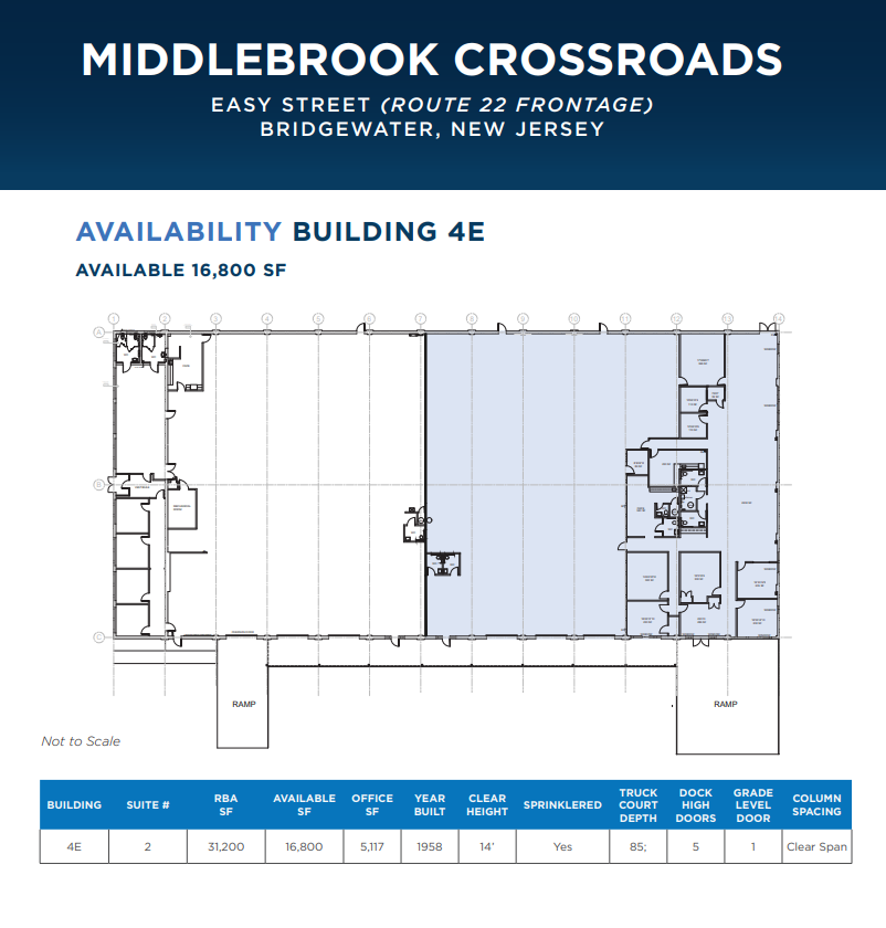 1E Chimney Rock Rd, Bridgewater, NJ à louer Plan d  tage- Image 1 de 1