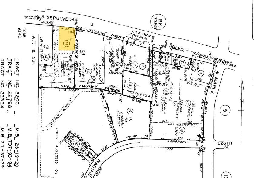 3220 Sepulveda Blvd, Torrance, CA for lease - Plat Map - Image 2 of 32