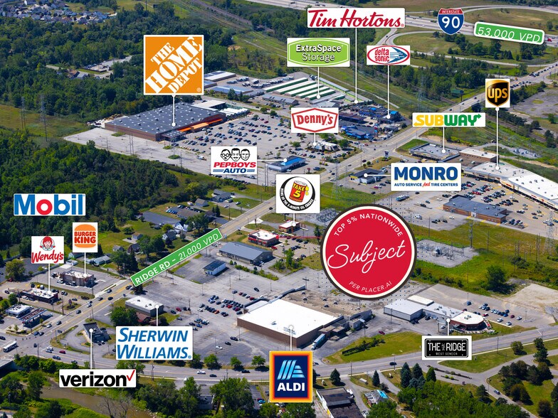 1956 Ridge Rd, West Seneca, NY à vendre - Aérien - Image 2 de 6