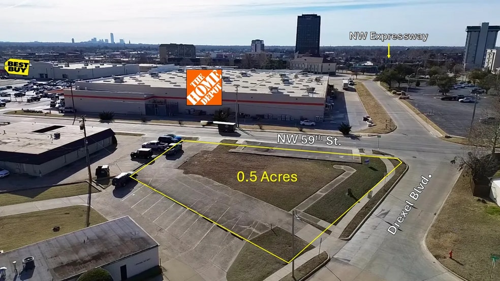 3105 NW 59th St, Oklahoma City, OK for sale - Aerial - Image 2 of 2