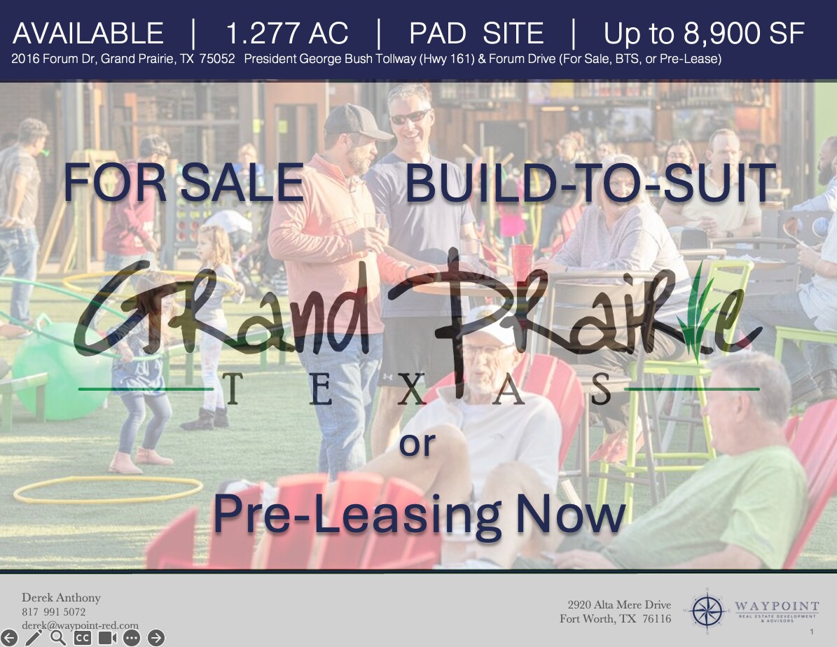 2016 Forum Dr, Grand Prairie, TX à vendre Photo principale- Image 1 de 9