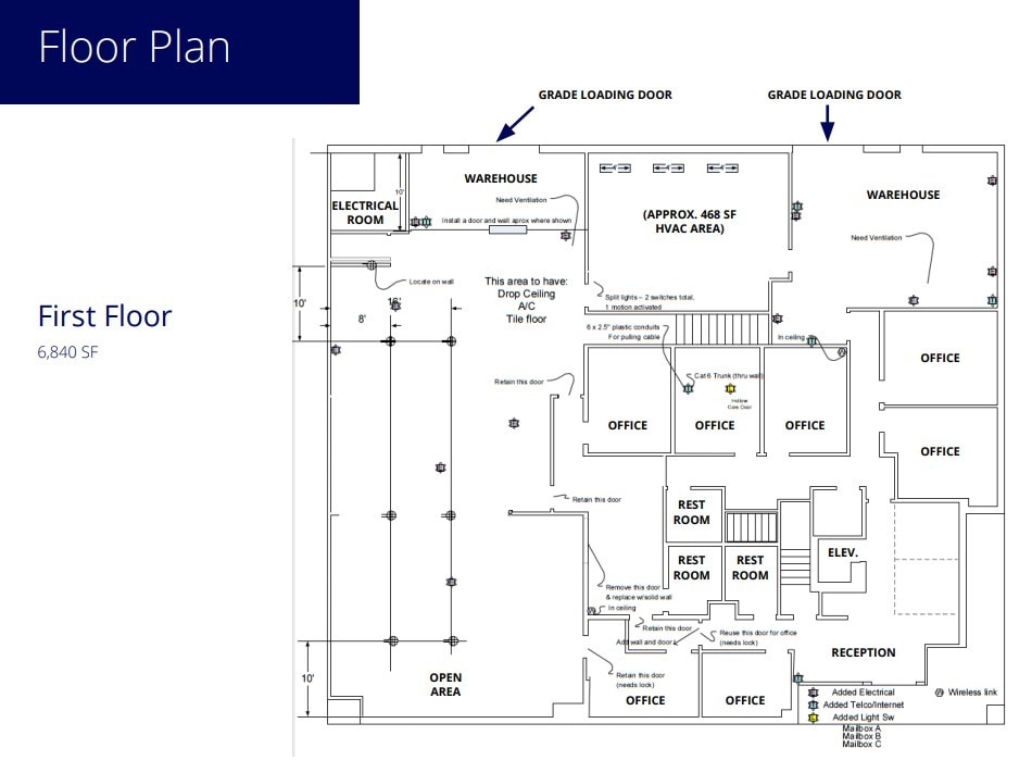 16120 W Bernardo Dr, San Diego, CA for lease Floor Plan- Image 1 of 2